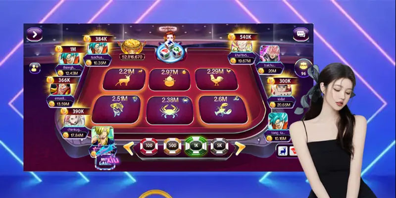 bầu cua Big5 789club giao diện 3D sống động